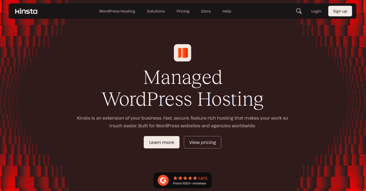 kinsta managed wordpress hosting